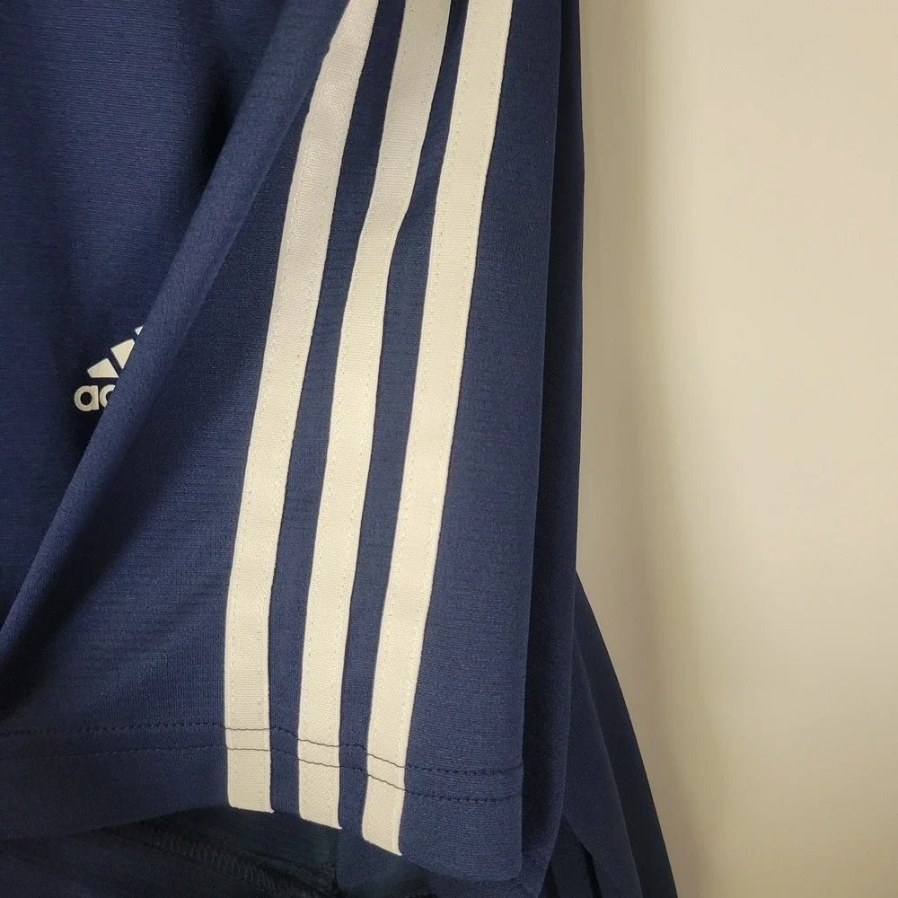 Adidas Mens W&S Open Cincinnati ClimaCool Tennis Shirt Navy Blue 2XL SS